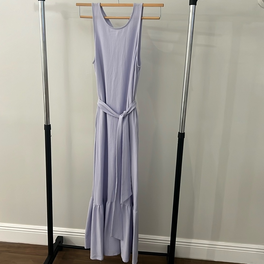 Vestido largo lila